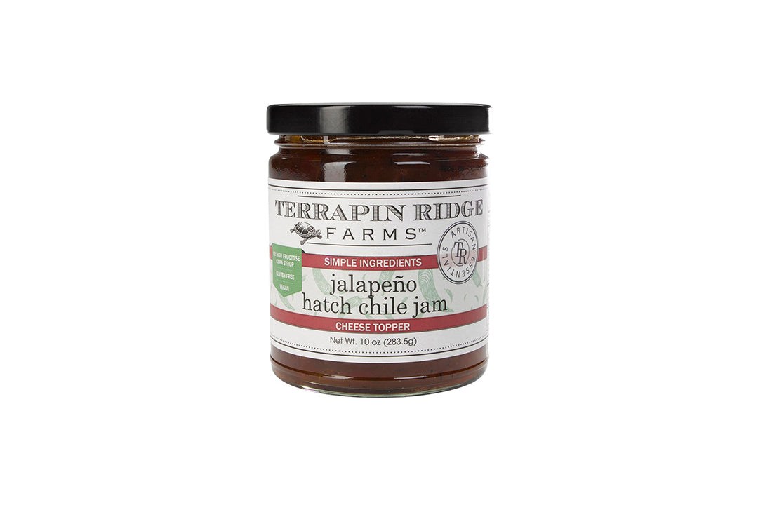 Hatch Chile Stuffed Bleu Cheese Burgers with Terrapin Ridge Farms Jalapeno Hatch Chile Jam Hatch Chile Stuffed Bleu Cheese Burgers with Terrapin Ridge Farms Jalapeno Hatch Chile Jam
